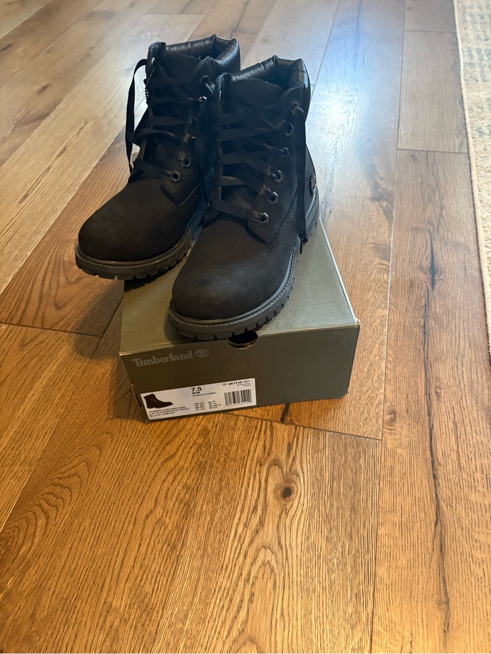 Timberland Women's Black Lace-Up Ankle Boots